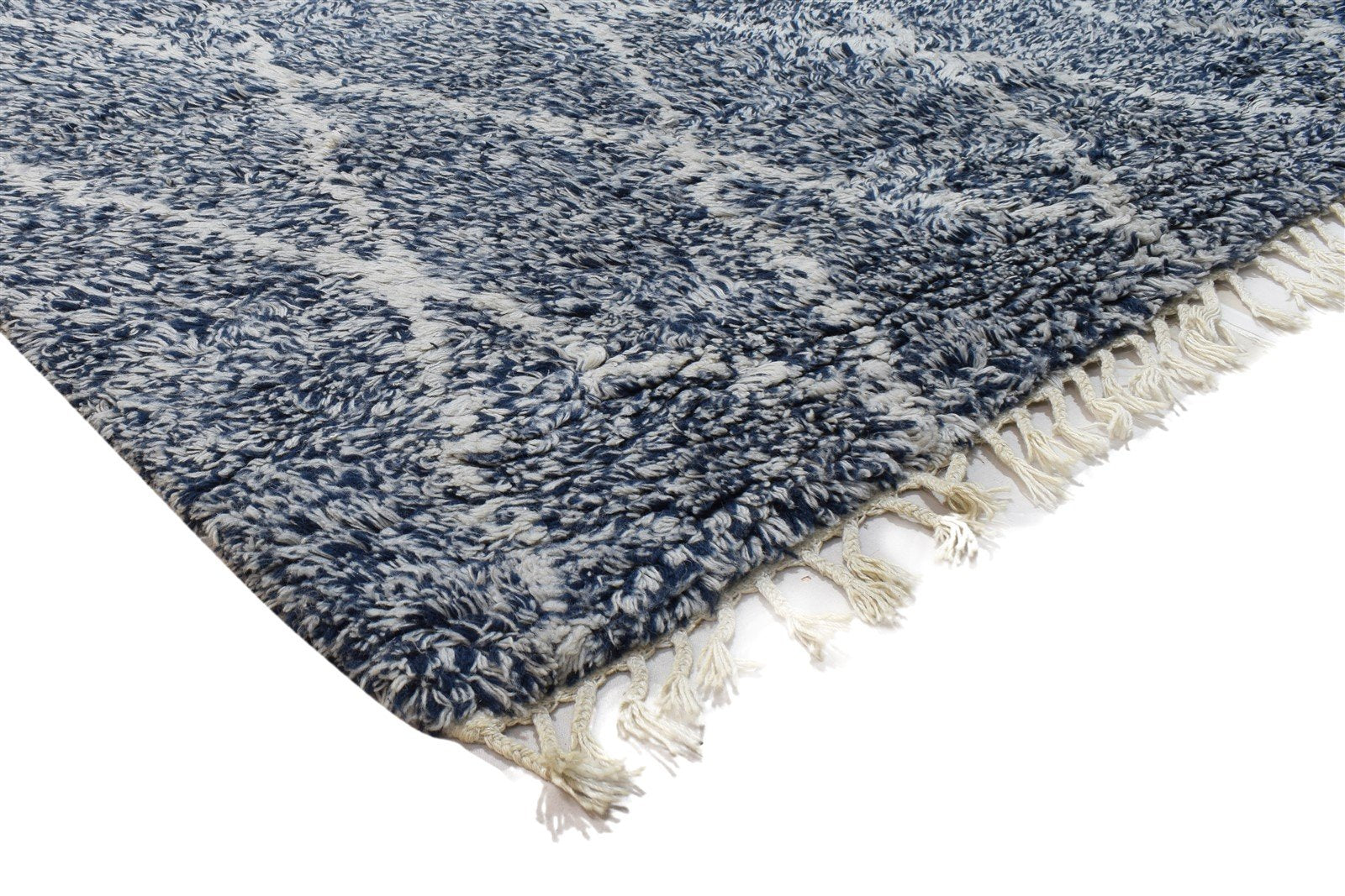 Charcoal Wool Rug 5' X 9' Modern Hand Knotted Moroccan Abstract Room Size Carpet   7864313381013