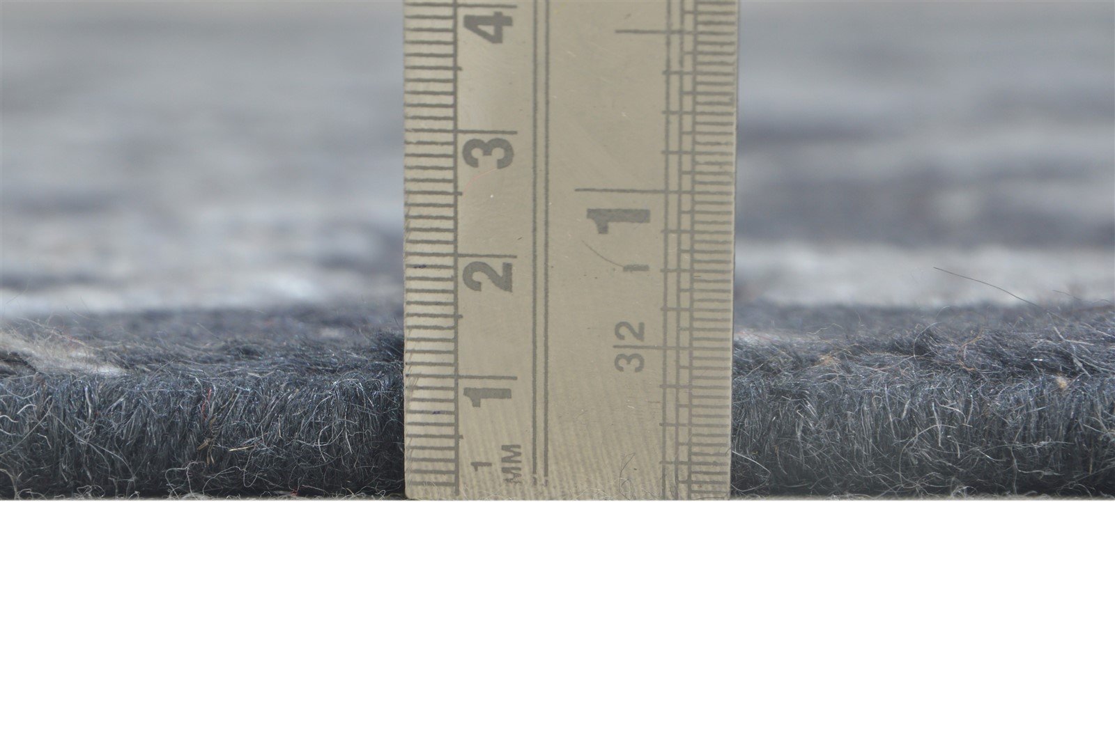 Charcoal Wool Rug 5X8 Modern Hand Knotted Scandinavian Trellis Room Size Carpet   7864900518037