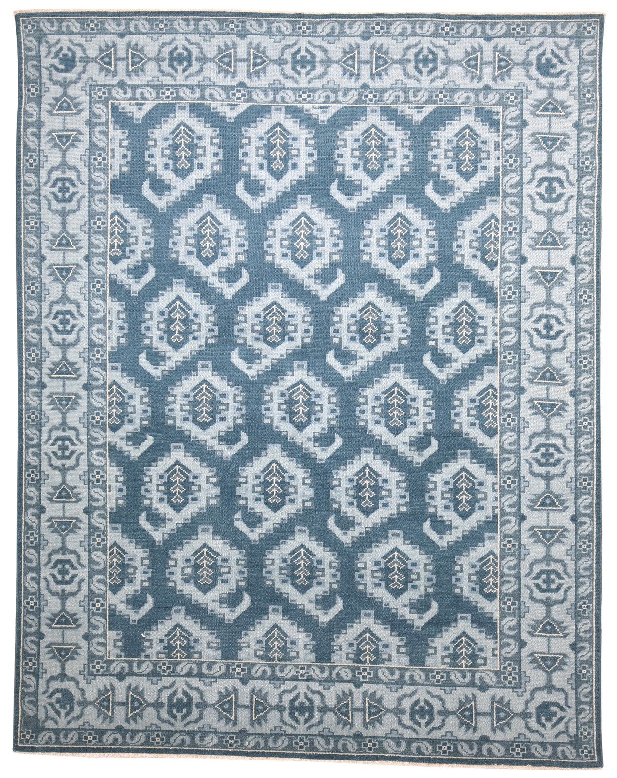 Charcoal Wool Rug 8' X 10' Persian Hand Knotted Oriental Paisley Large Carpet   7864167956629