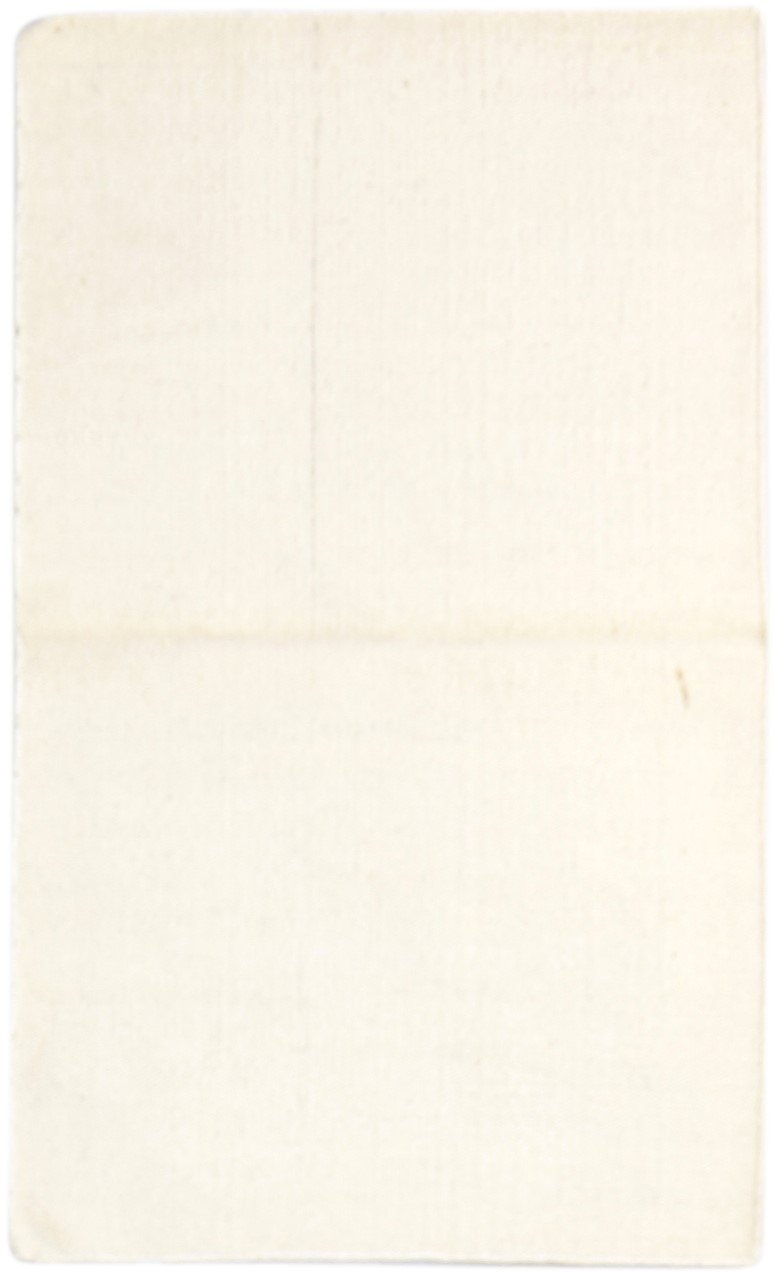 Cream Wool Rug 2' X 4' Modern Dhurrie Scandinavian Solid Small Carpet   7865167806613
