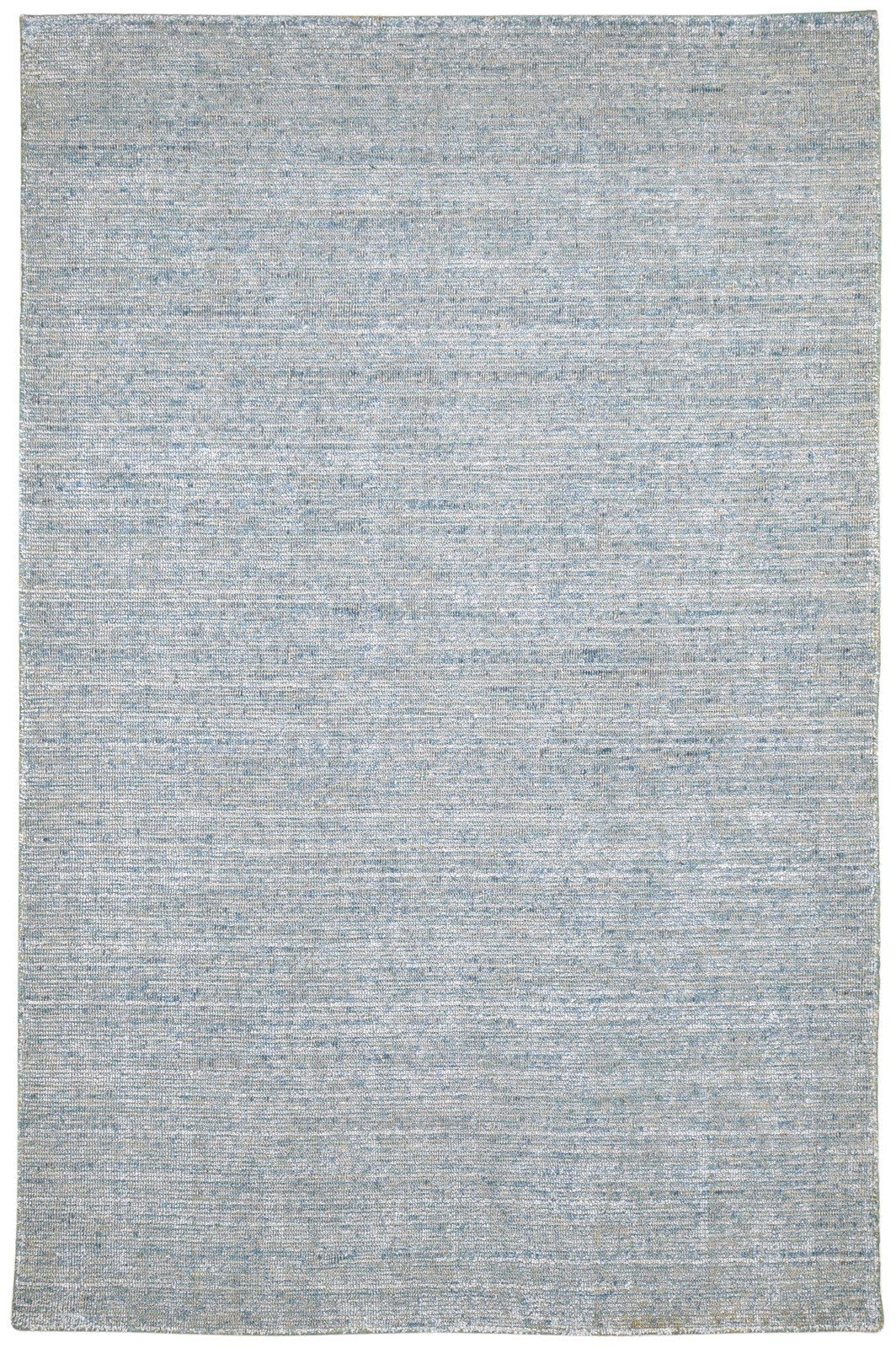 Dark Grey Jute / Silk Rug 6X9 Modern Hand Woven Scandinavian Solid Room Size   7864179884181