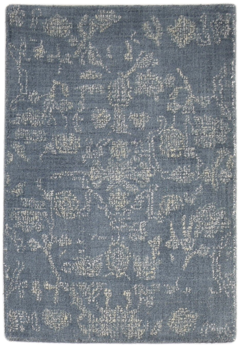 Dark Grey Wool Rug 2' X 3' Modern Hand Tufted Oushak Oriental Small Carpet   7864138793109