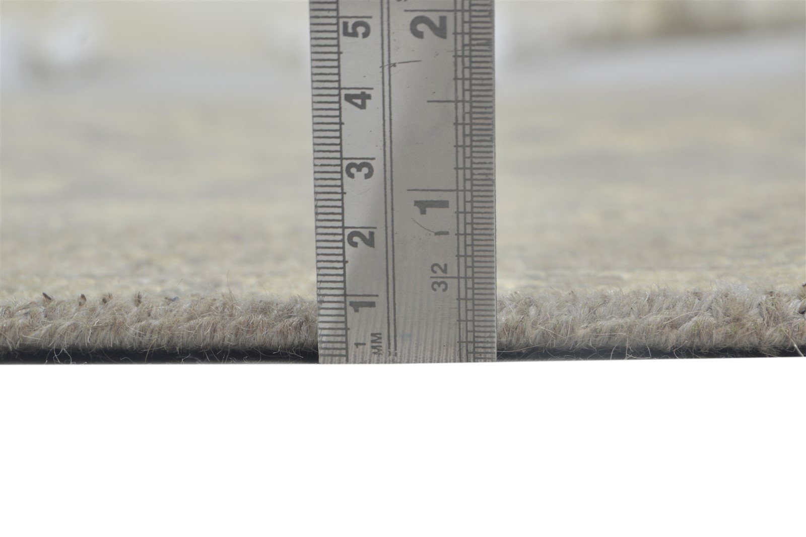 Delphine Delphine Hand Knotted Grey Wool Rug Persian Nain Oriental   7864117788821