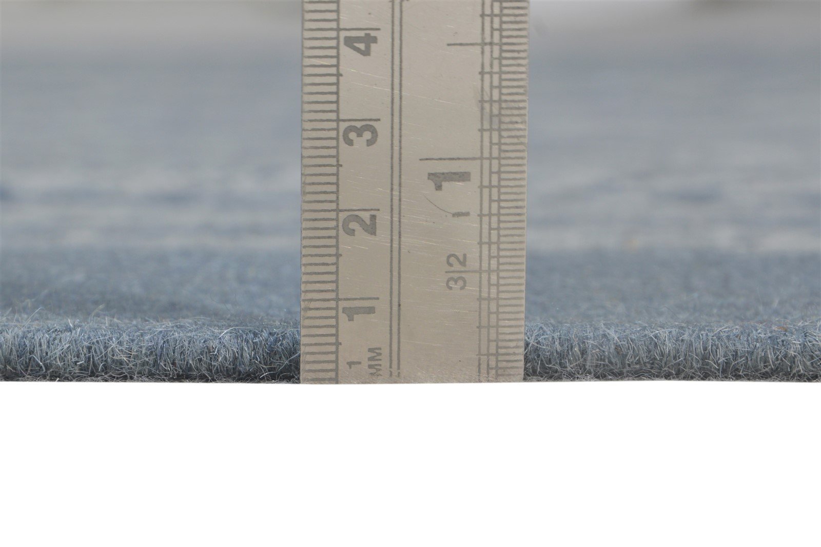 Dhurrie Blue Wool Rug 5' X 8' Modern Scandinavian Nordic Room Size Carpet   7865142870165