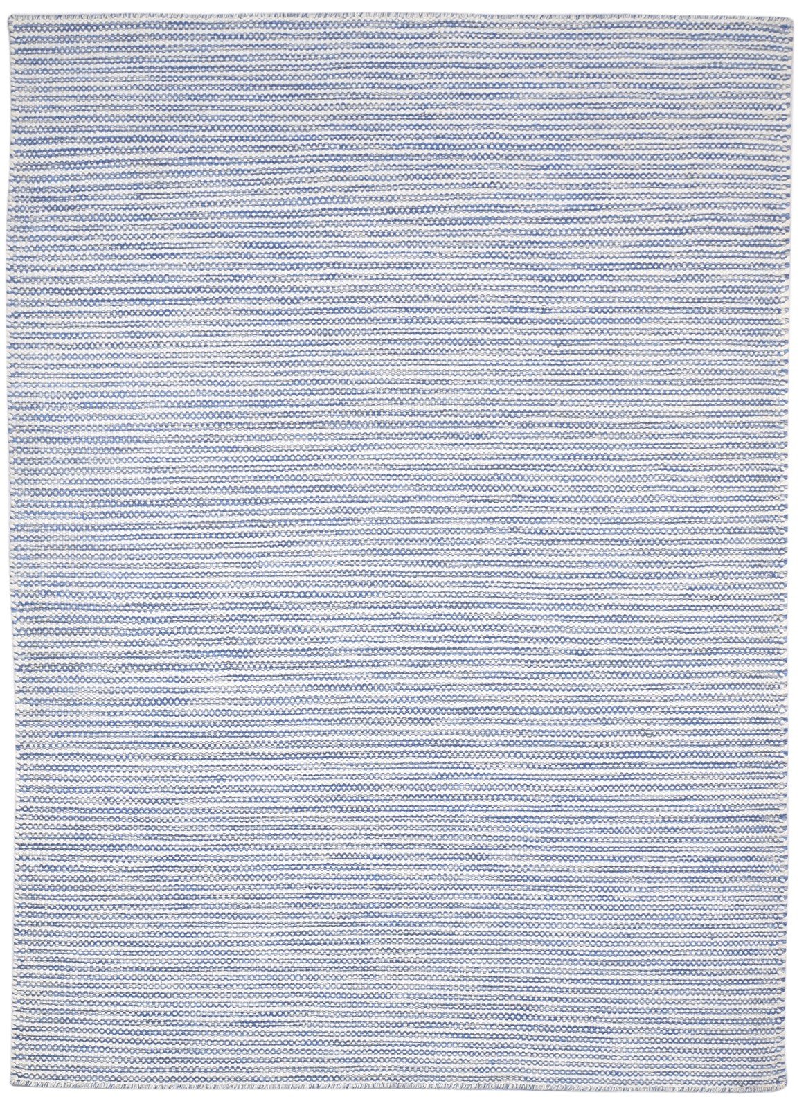 Dhurrie Blue Wool Rug 5' X 8' Modern Scandinavian Stars Room Size Carpet   7864151048341