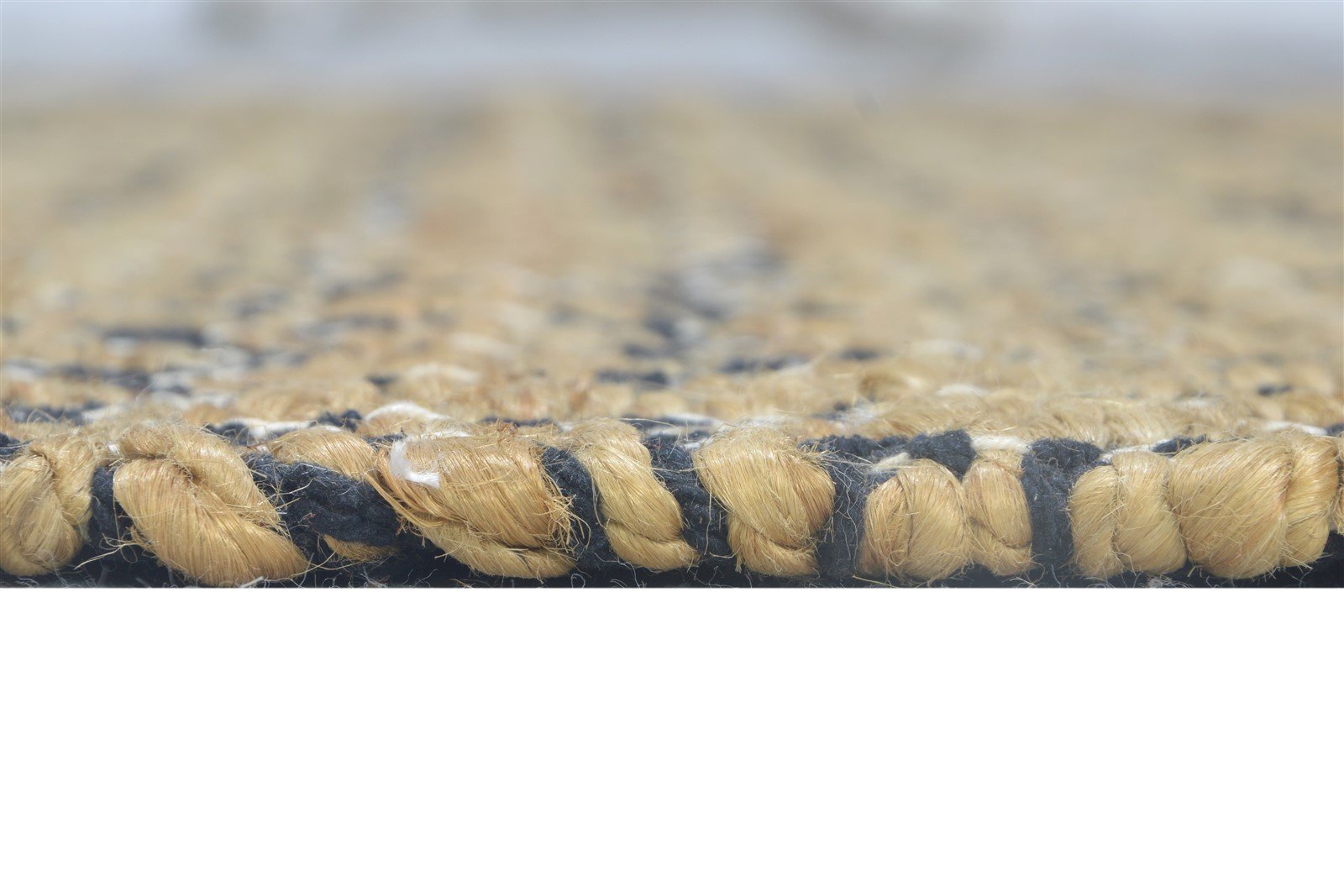 Dhurrie Brown Jute Rug 5' X 8' Modern Scandinavian Diamond Room Size Carpet   7864469586069