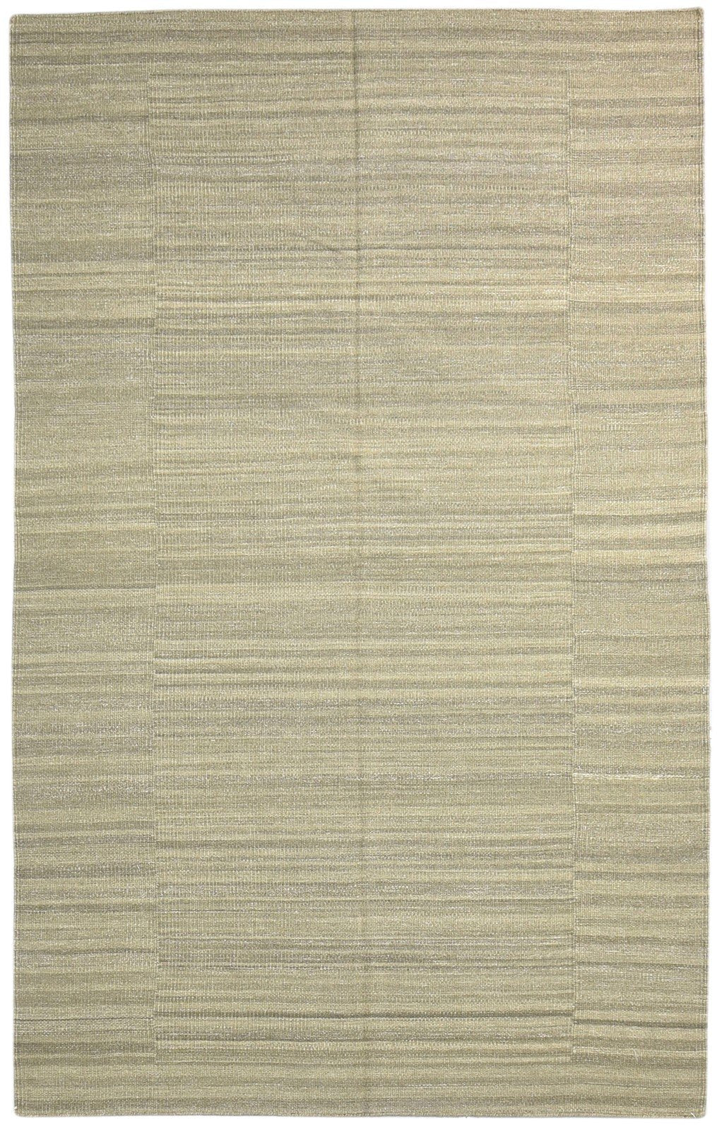 Dhurrie Brown Wool Rug 5' X 8' Modern Scandinavian Solid Room Size Carpet   7865192677525
