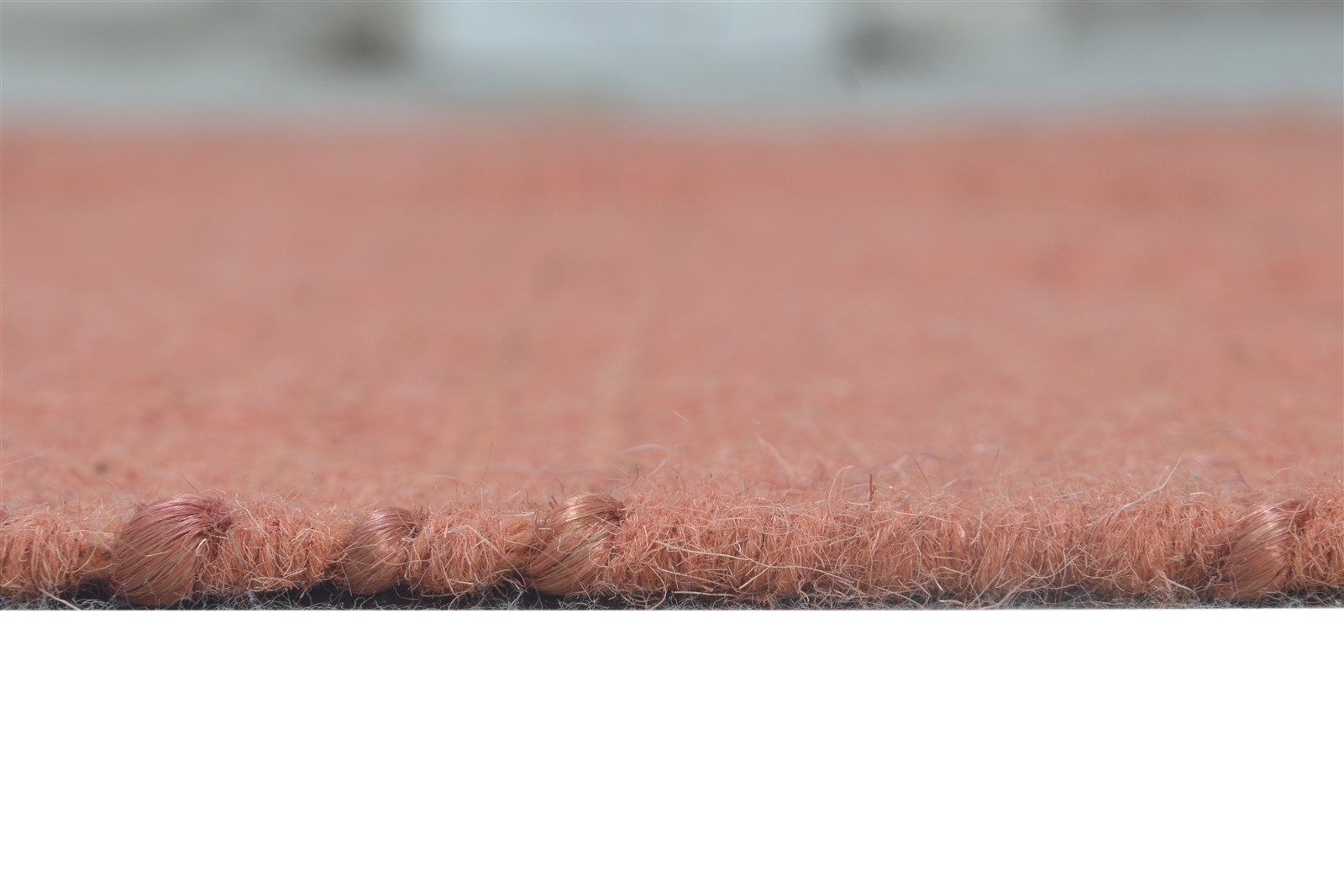 Dhurrie Pink Wool Rug 5' X 8' Modern Scandinavian Solid Room Size Carpet   7865164726421