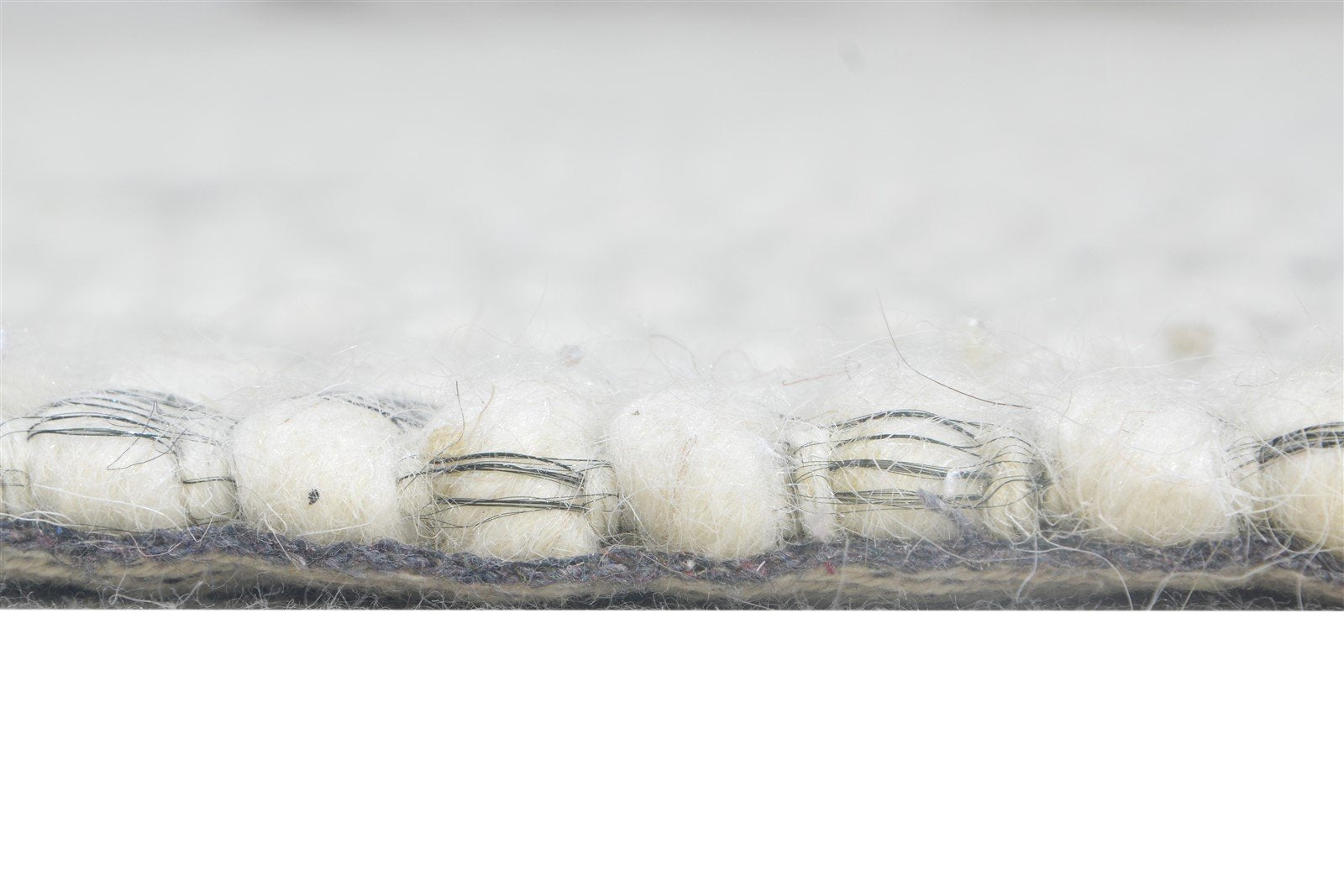 Ertha Cream Wool Rug 5' X 8' Modern Hand Woven Scandinavian Nordic   7864584732821