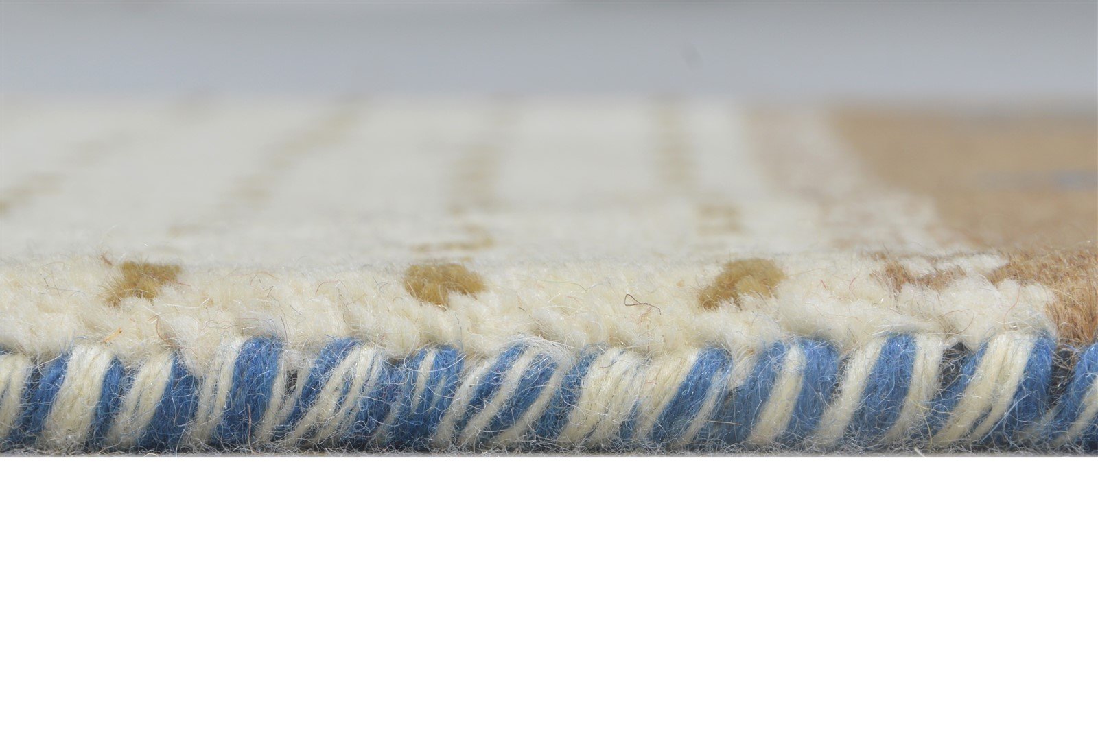 Faye 2' X 3' Rug Wool Sand Southwestern Hand Knotted Gabbeh Tribal   7865100435605