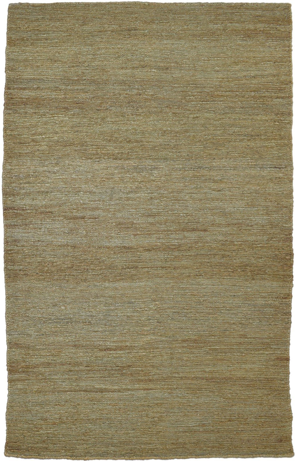 Gold Jute Rug 5' X 8' Modern Hand Knotted Scandinavian Solid Room Size Carpet   7860699136149