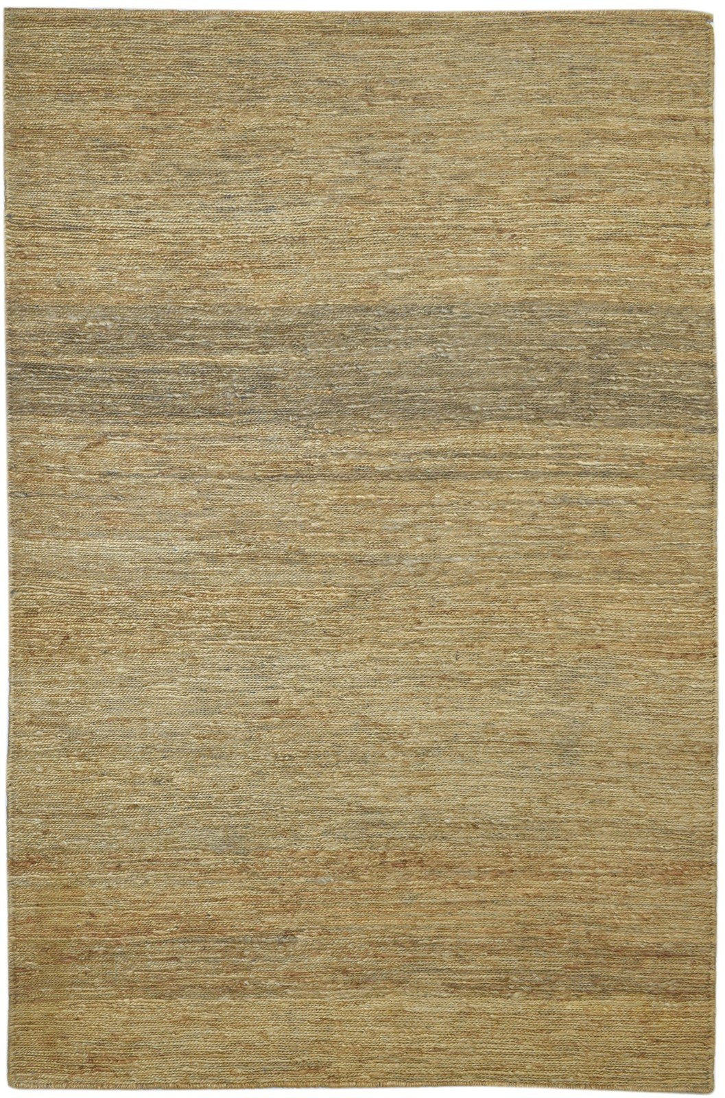 Gold Jute Rug 5' X 8' Modern Hand Knotted Scandinavian Solid Room Size Carpet   7860699365525