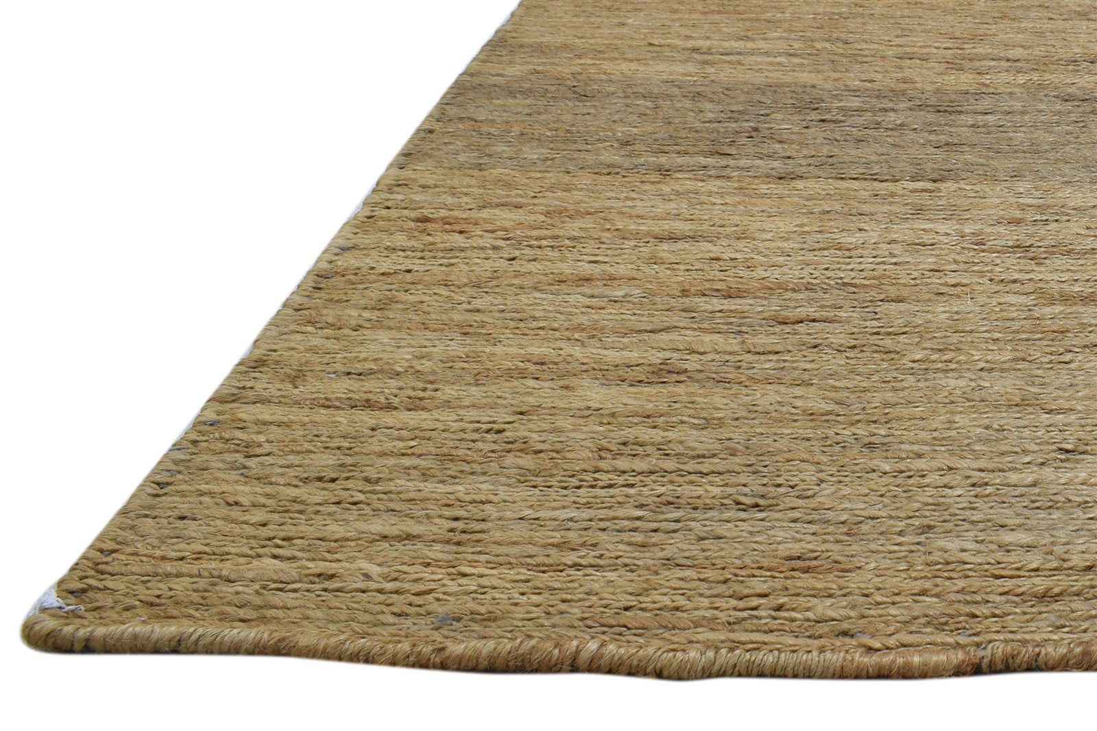 Gold Jute Rug 5' X 8' Modern Hand Knotted Scandinavian Solid Room Size Carpet   7860699365525