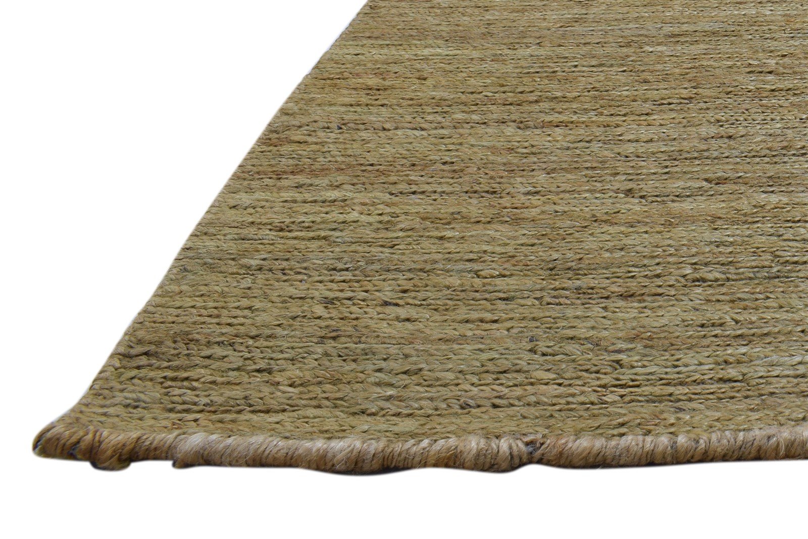 Gold Jute Rug 5' X 8' Modern Hand Knotted Scandinavian Solid Room Size Carpet   7860699463829