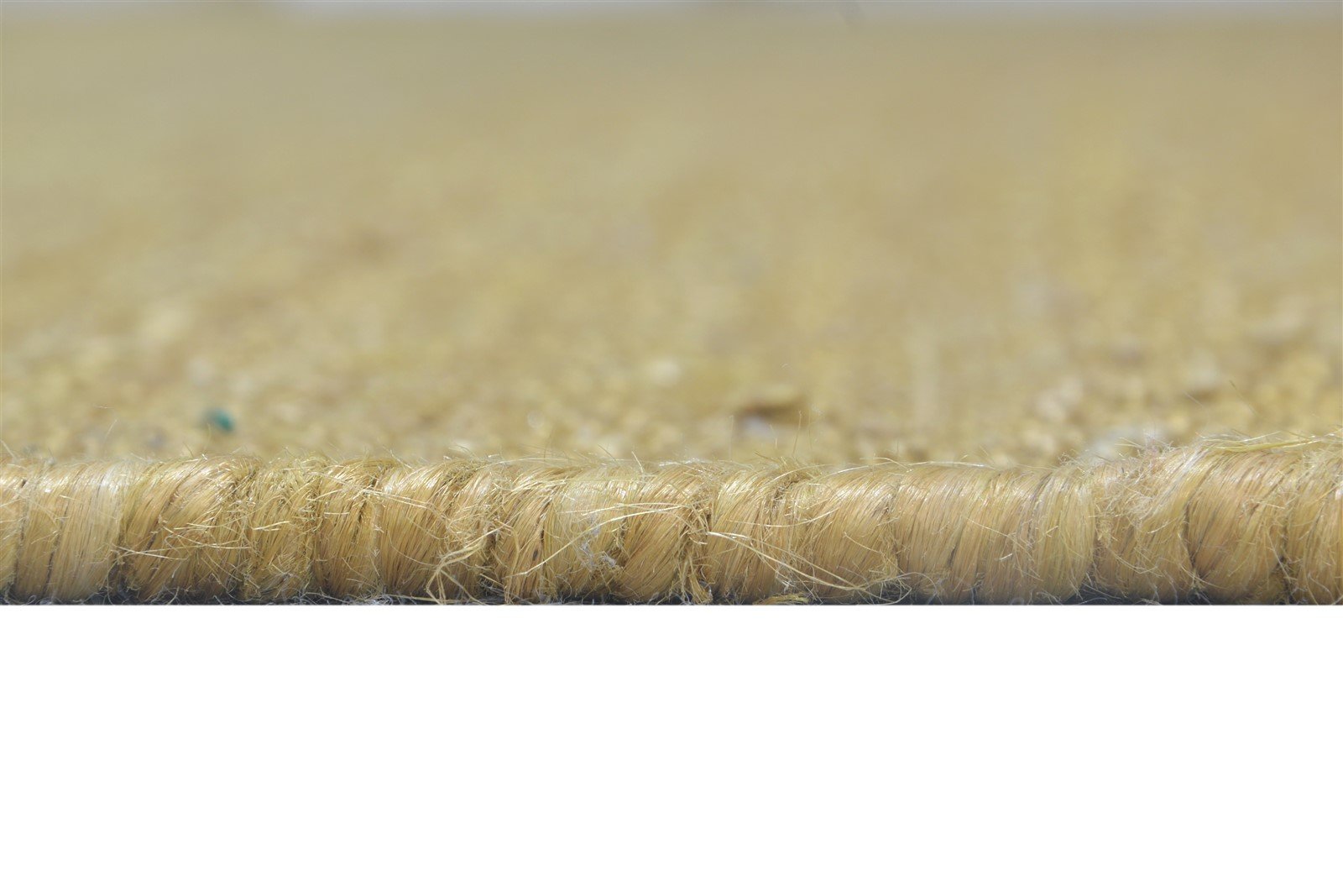 Gold Jute Rug 8' X 11' Modern Hand Woven Scandinavian Solid Large Carpet   7864777703573