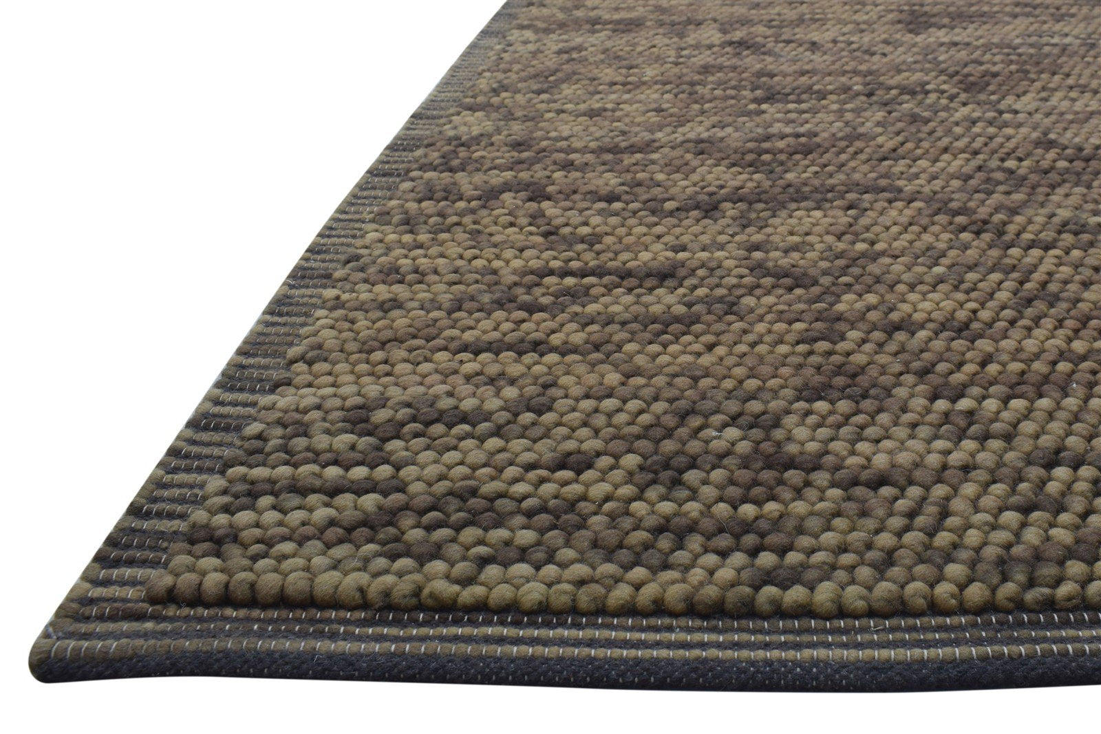 Green Silk Rug 8' X 11' Modern Hand Woven Scandinavian Solid Large Carpet   7864934498453