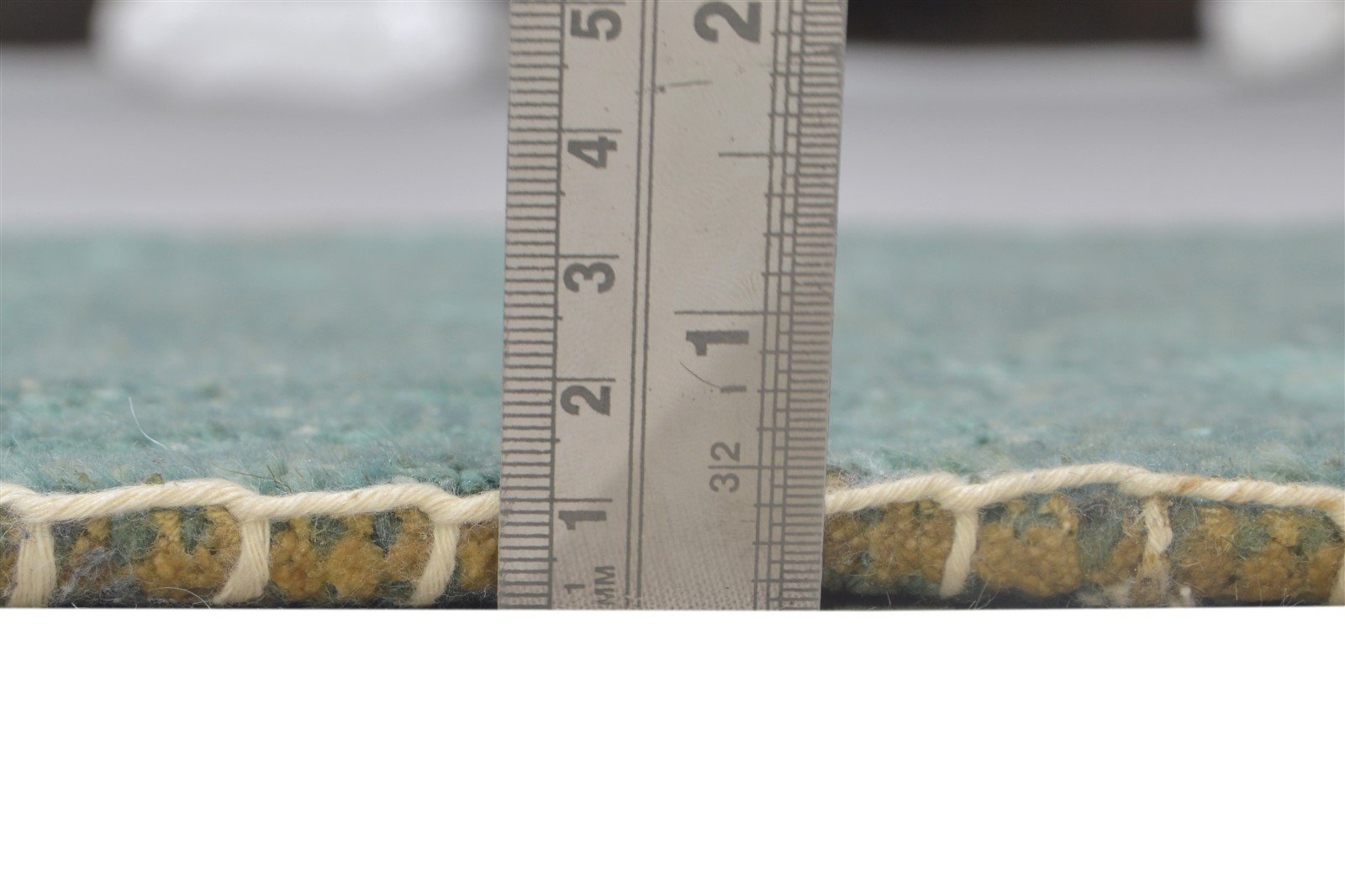 Green Wool Rug 2' X 2' Modern Hand Knotted Moroccan Trellis Small Carpet   7864132305045