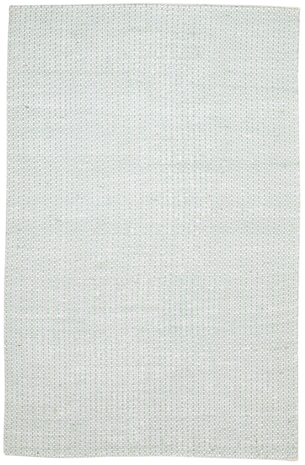 Green Wool Rug 5' X 8' Modern Dhurrie Scandinavian Trellis Room Size Carpet   7864486690965