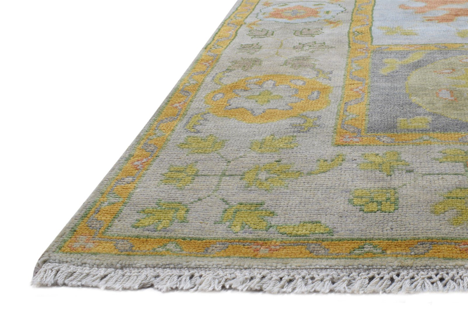 Green Wool Rug 8' X 10' Persian Hand Knotted Bakhtiari Oriental Large Carpet   7864624840853