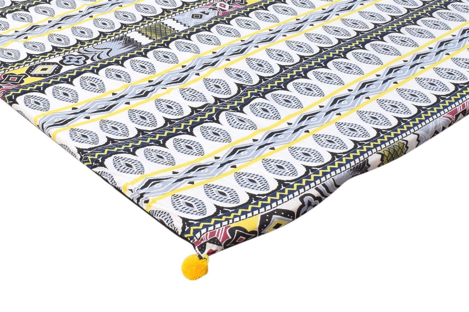 Grey Cotton Rug 3' X 6' Modern Power Loomed Scandinavian Nordic Small Carpet   7865107906709
