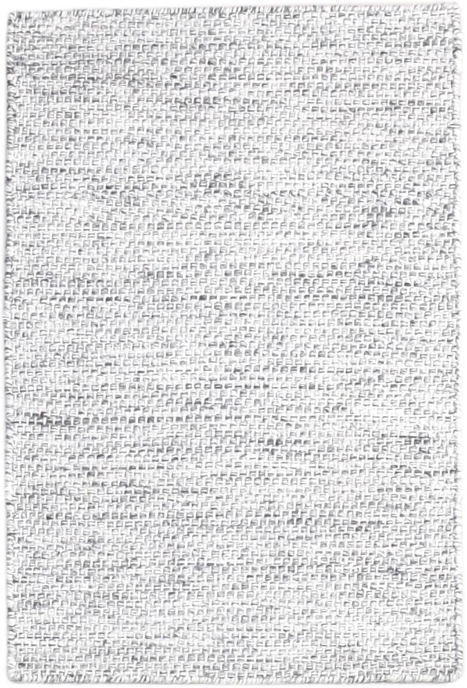 Grey Pet Yarn Rug 2' X 3' Modern Flatweave Scandinavian Solid Small Carpet   7865134219413