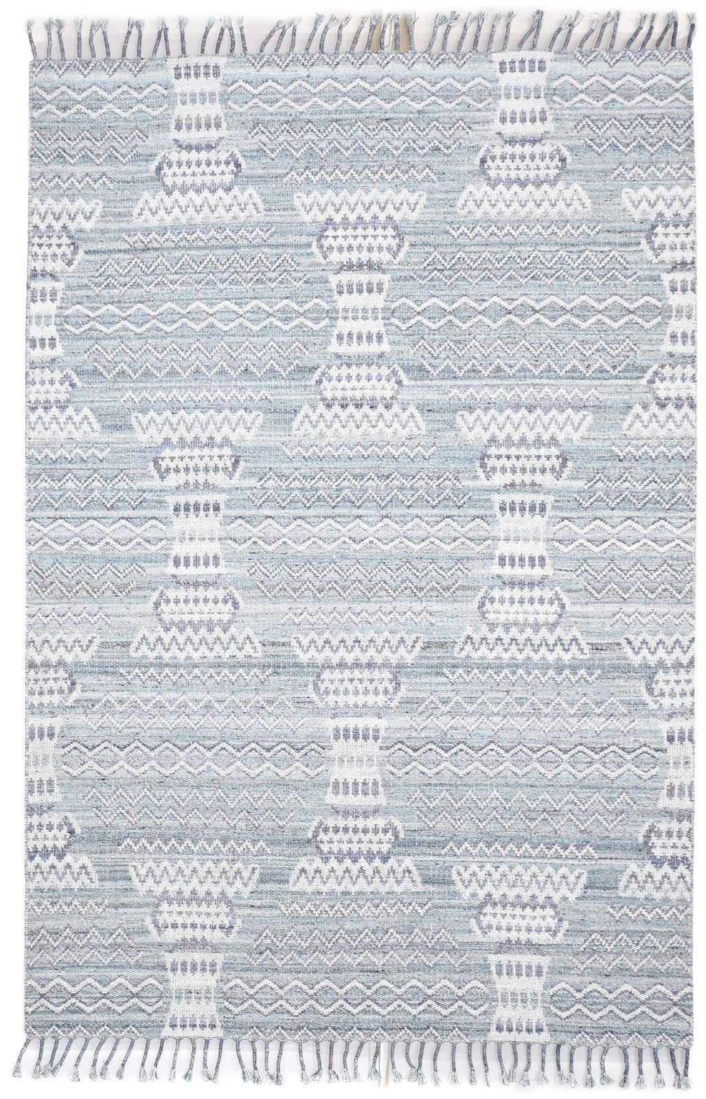 Grey Pet Yarn Rug 5X8 Modern Jacquard Loom Moroccan Abstract Room Size Carpet   7864164909205
