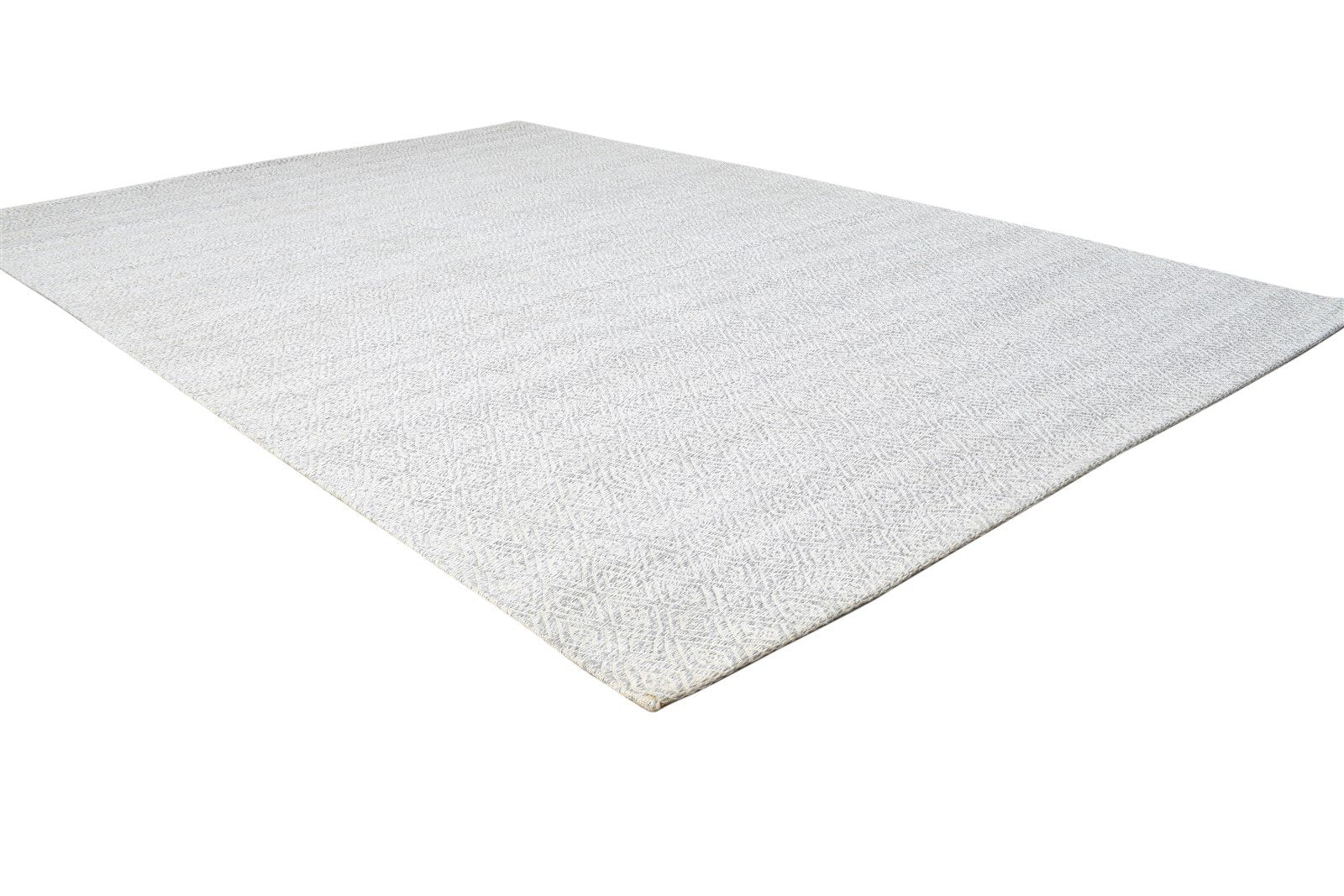 Grey Silk Rug 5' X 8' Modern Jacquard Loom Scandinavian Diamond Room Size Carpet   7864460476565