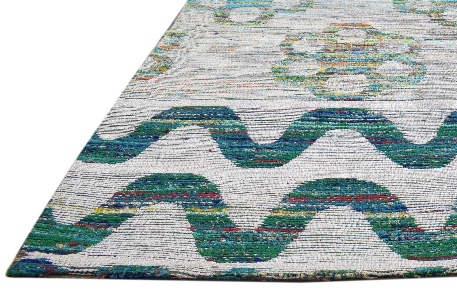 Grey Silk Rug 5' X 8' Modern Jacquard Loom Scandinavian Floral Room Size Carpet   7860700283029