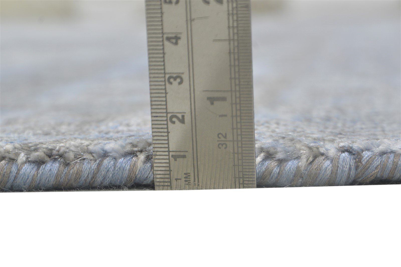 Grey Silk Rug 8' X 10' Modern Hand Knotted Scandinavian Abstract Large Carpet   7864319738005