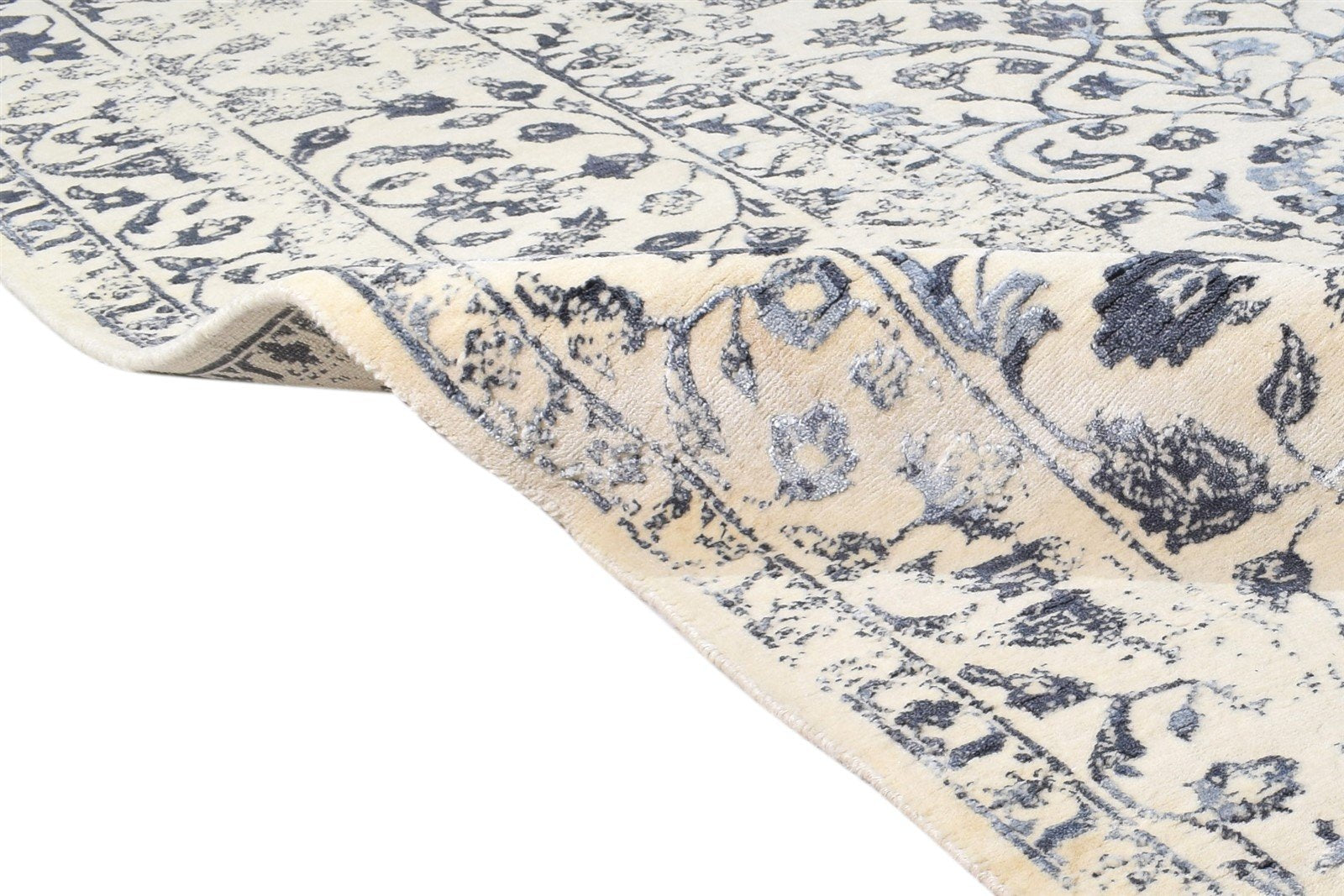 Grey Wool Rug 10X14 Persien Hand Knotted Sarouk-Indian Oriental Extra Large   7864809816213