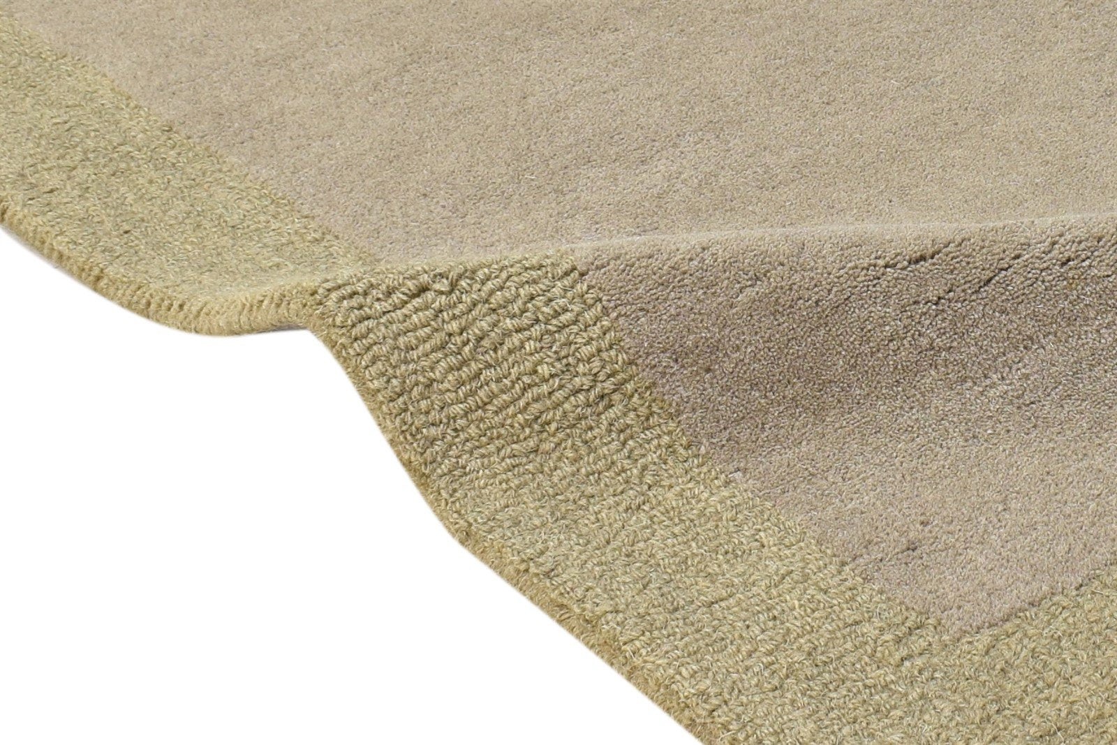 Valeda Grey Wool Rug 2' X 3' Modern Hand Tufted Scandinavian Bordered   7865076514965