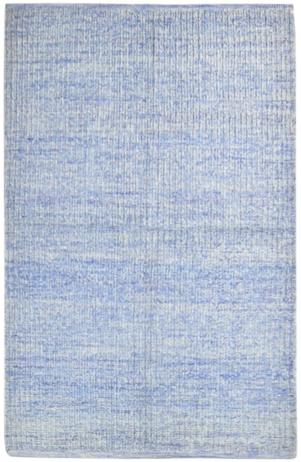 Grey Wool Rug 3' X 5' Modern Dhurrie Scandinavian Solid Room Size Carpet   7865197527189