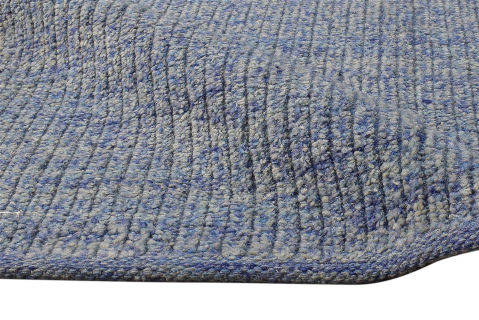 Grey Wool Rug 3' X 5' Modern Dhurrie Scandinavian Solid Room Size Carpet   7865197527189