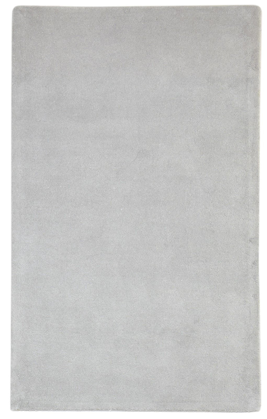 Grey Wool Rug 3' X 5' Modern Hand Tufted Scandinavian Solid Room Size Carpet   7864310562965