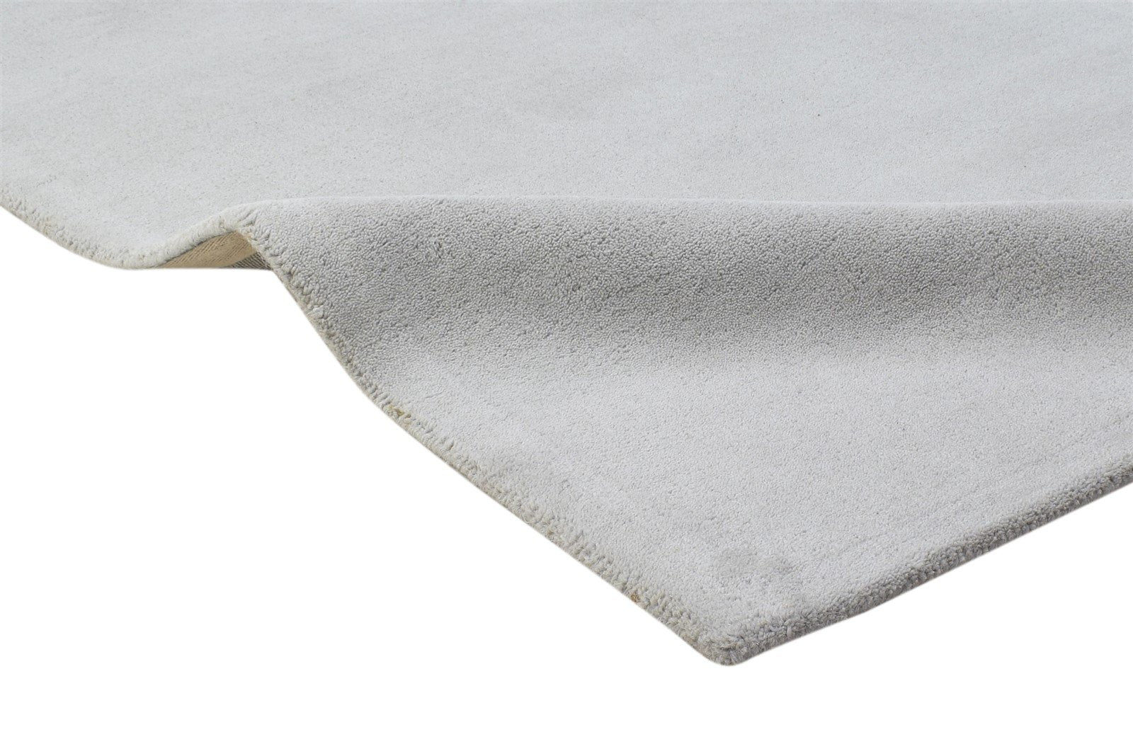 Grey Wool Rug 3' X 5' Modern Hand Tufted Scandinavian Solid Room Size Carpet   7864310562965