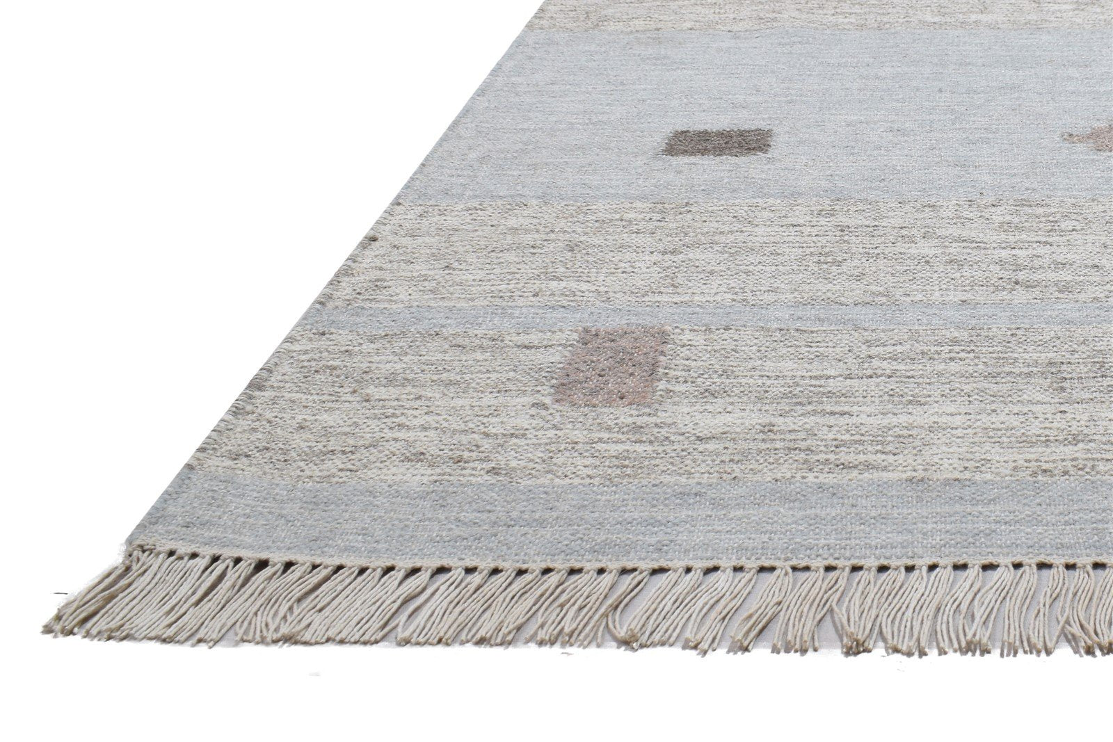 Grey Wool Rug 5' X 8' Modern Dhurrie Moroccan Diamond Room Size Carpet   7864151670933