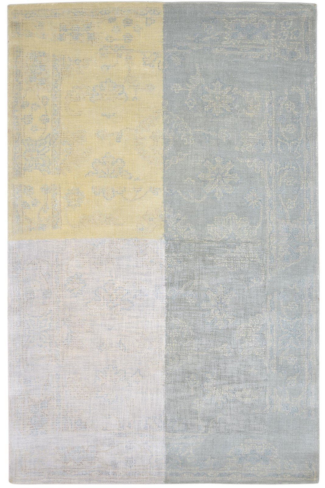Grey Wool Rug 5' X 8' Modern Hand Tufted Oushak Oriental Room Size Carpet   7864097079445