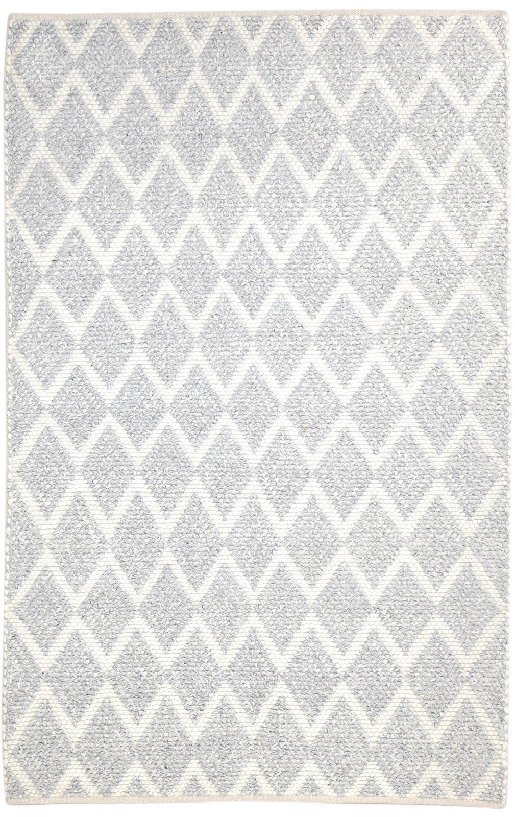 Grey Wool Rug 5' X 8' Modern Hand Woven Scandinavian Chevron Room Size Carpet   7865053151381