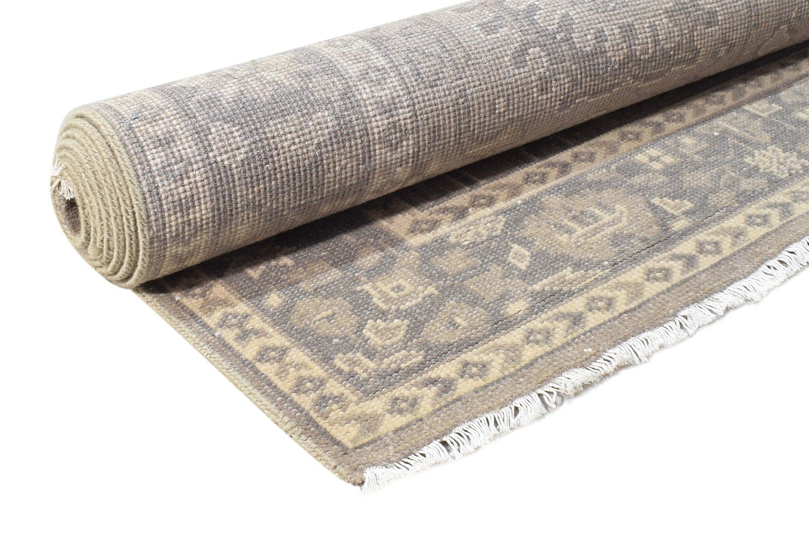 Grey Wool Rug 5' X 8' Persian Hand Knotted Nain Oriental Room Size Carpet   7865124094101