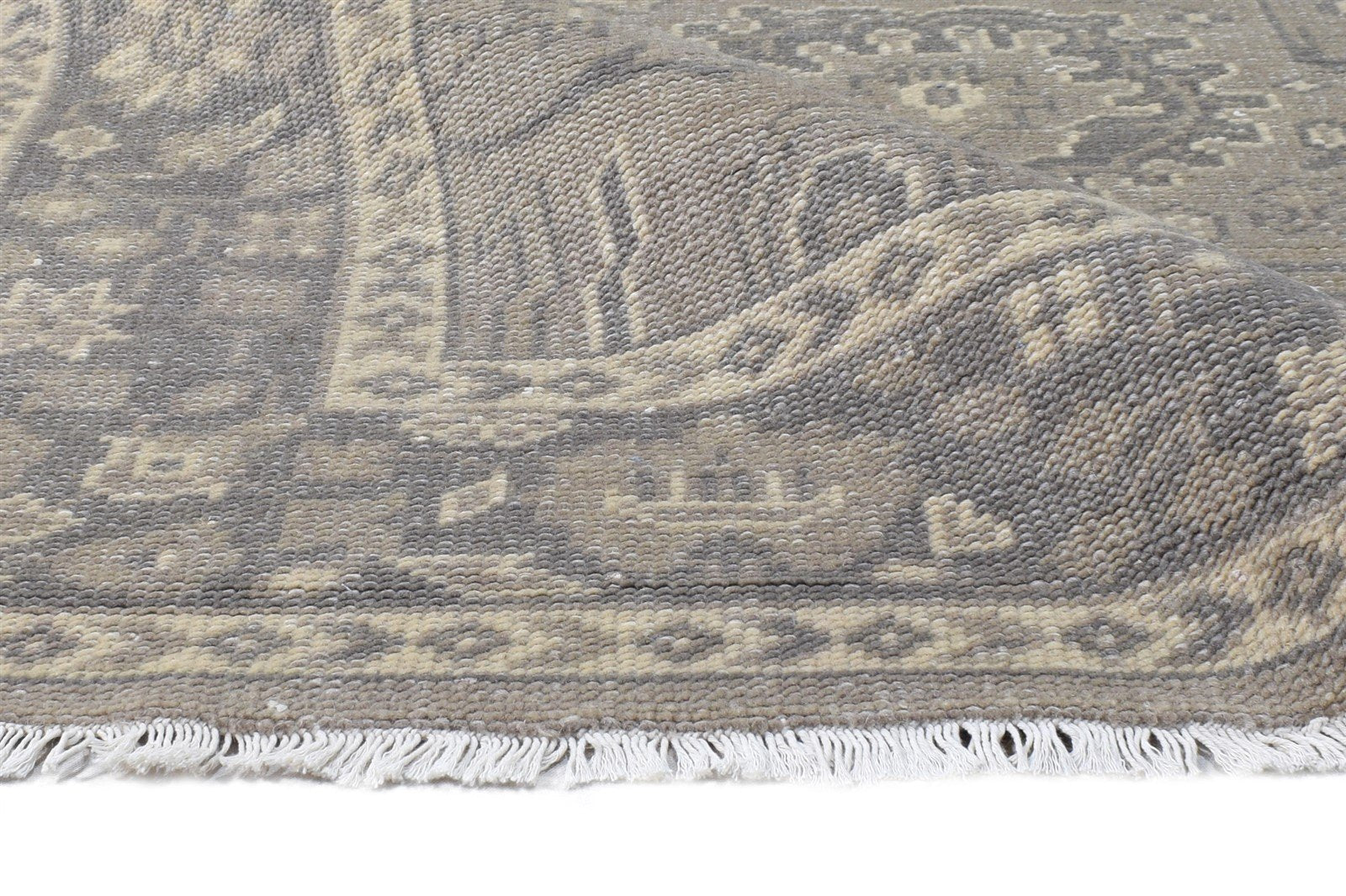 Grey Wool Rug 5' X 8' Persian Hand Knotted Nain Oriental Room Size Carpet   7865124094101