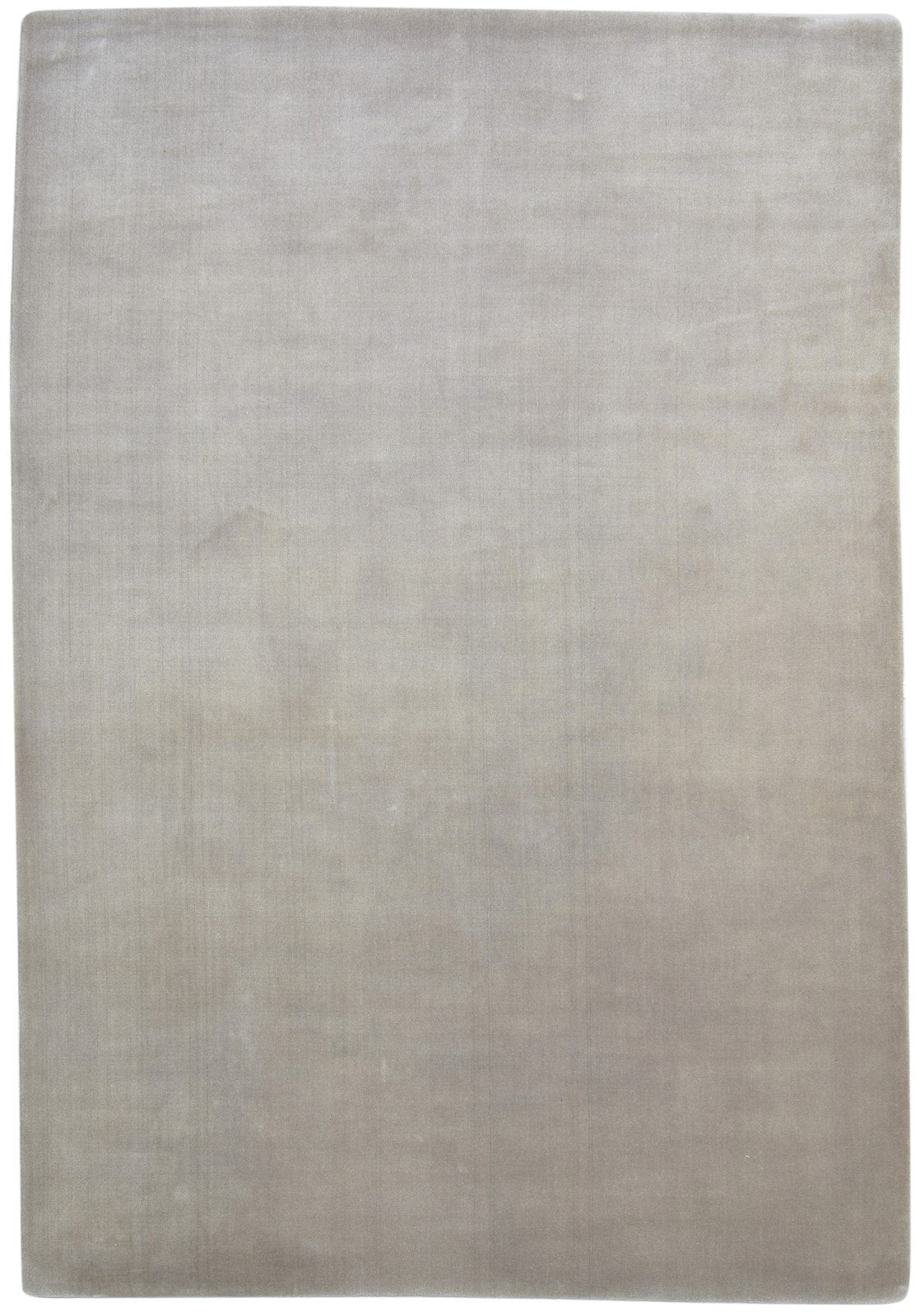 Grey Wool Rug 6' X 9' Modern Hand Woven Scandinavian Solid Large Carpet   7864180605077