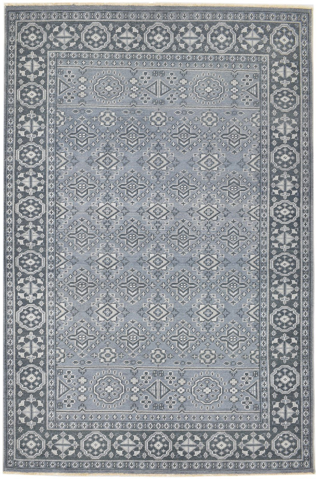 Grey Wool Rug 6' X 9' Persian Hand Knotted Kazak Oriental Room Size Carpet   7860676657301