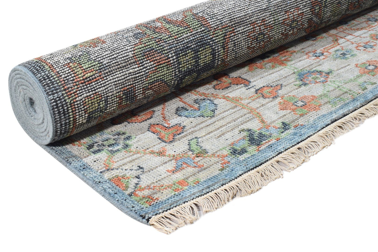 Grey Wool Rug 8' X 10' Persian Hand Knotted Kashan Oriental Large Carpet   7864677499029