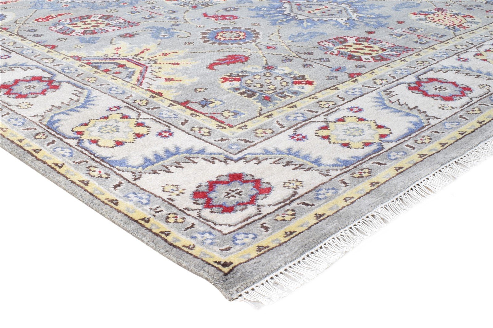 Grey Wool Rug 8' X 10' Persian Hand Knotted Oushak Oriental Large Carpet   7865147523221