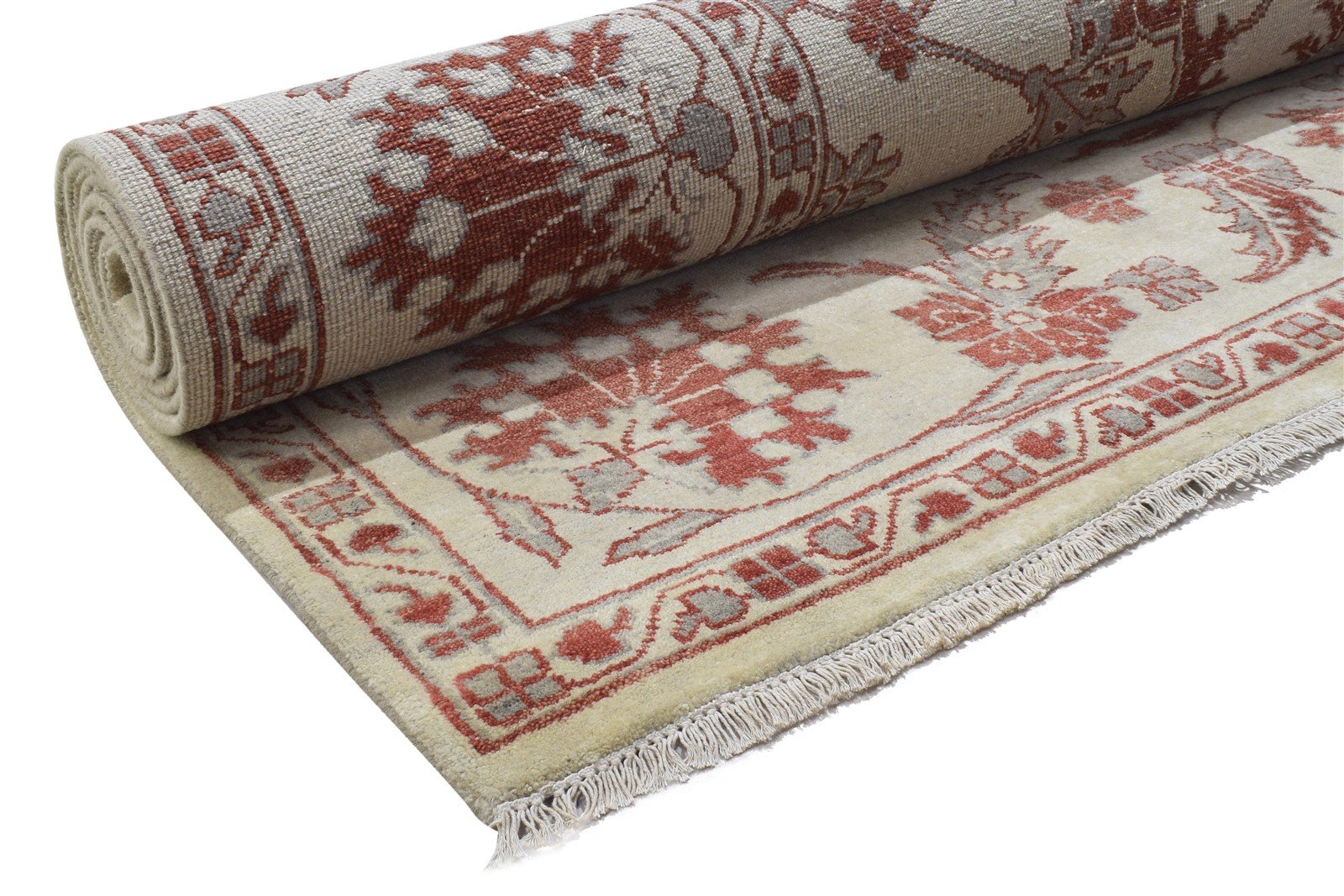 Grey Wool Rug 9' X 12' Persian Hand Knotted Oushak Oriental Extra Large Carpet   7864187125909