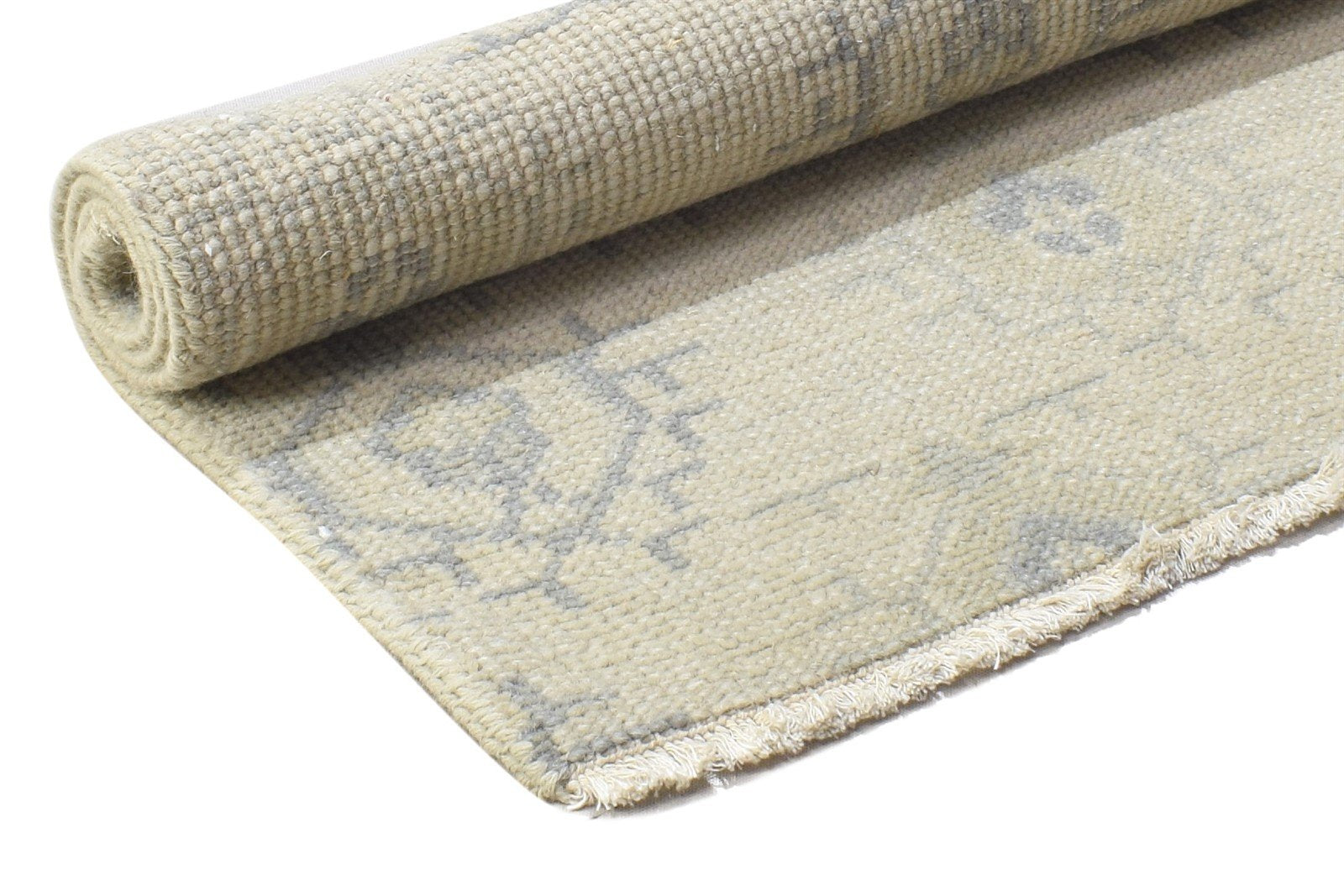 Hand Knotted Beige Wool Rug 2' X 3' Persian Bokhara Oriental Small Carpet   7864122409109
