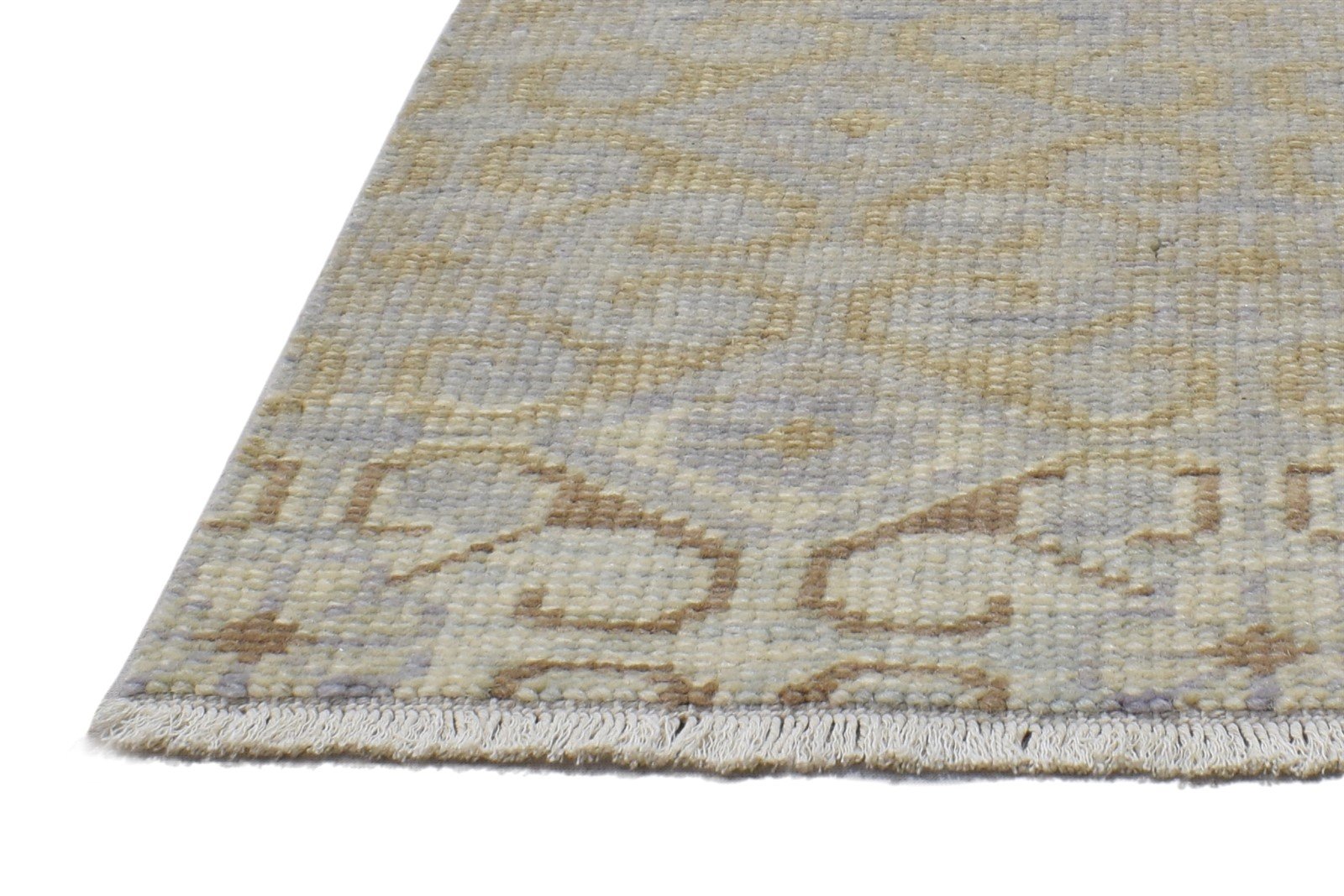 Hand Knotted Beige Wool Rug 2' X 3' Persian Bokhara Oriental Small Carpet   7864117985429