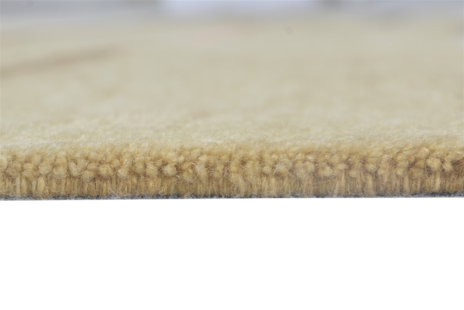 Hand Knotted Beige Wool / Silk Rug 6X9 Modern American Abstract Room Size   7865095061653