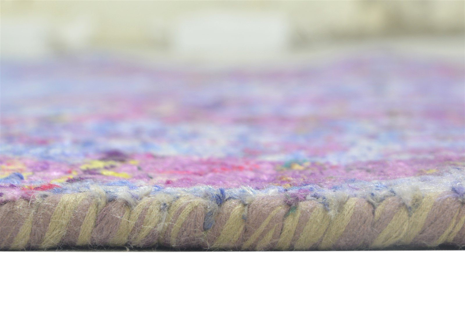 Karmen Hand Knotted Blue Silk Rug 5' X 8' Modern Bohemian Damask   7864098062485