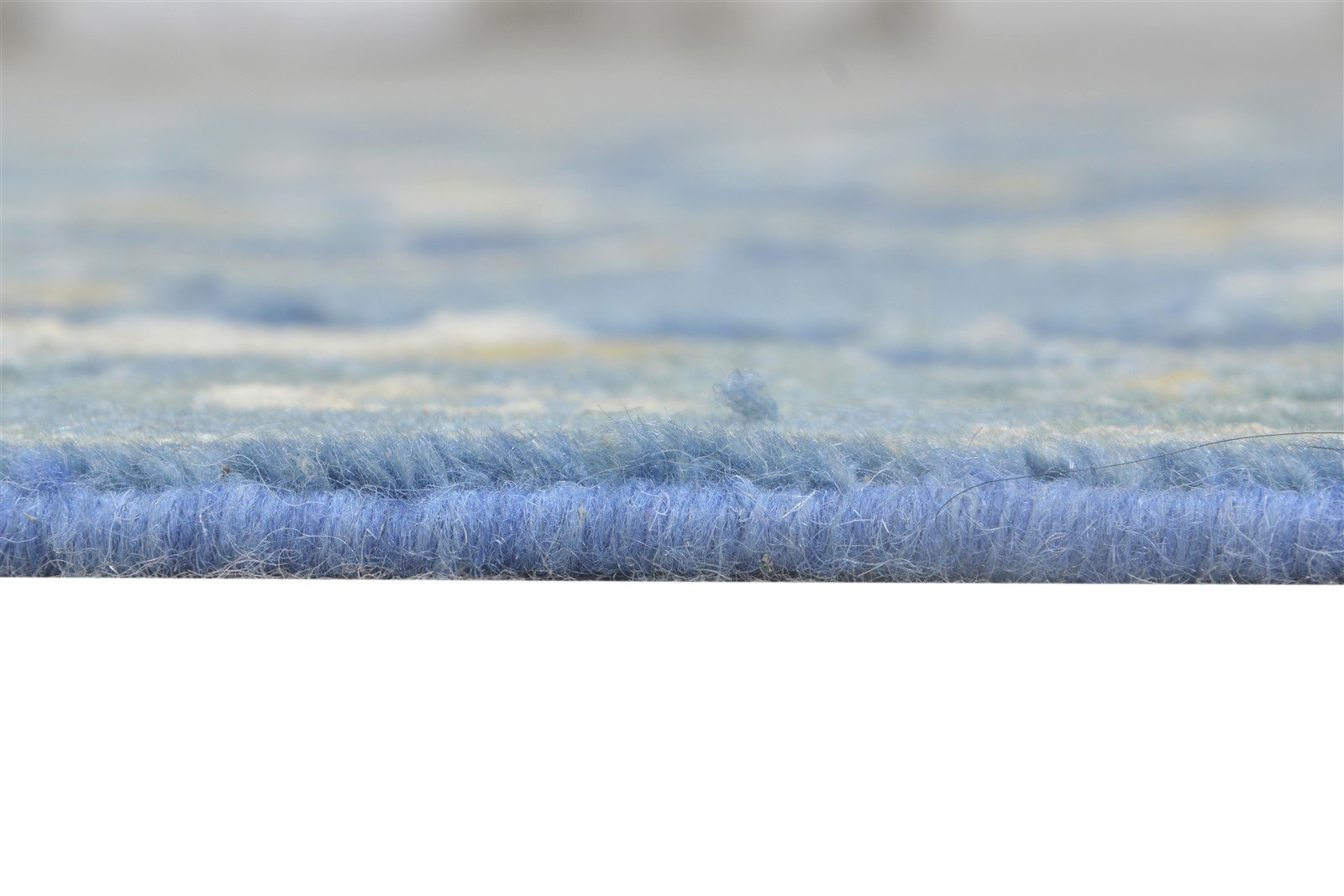 Hand Knotted Blue Wool Rug 3' X 5' Persien Oushak Oriental Room Size Carpet   7865117638805